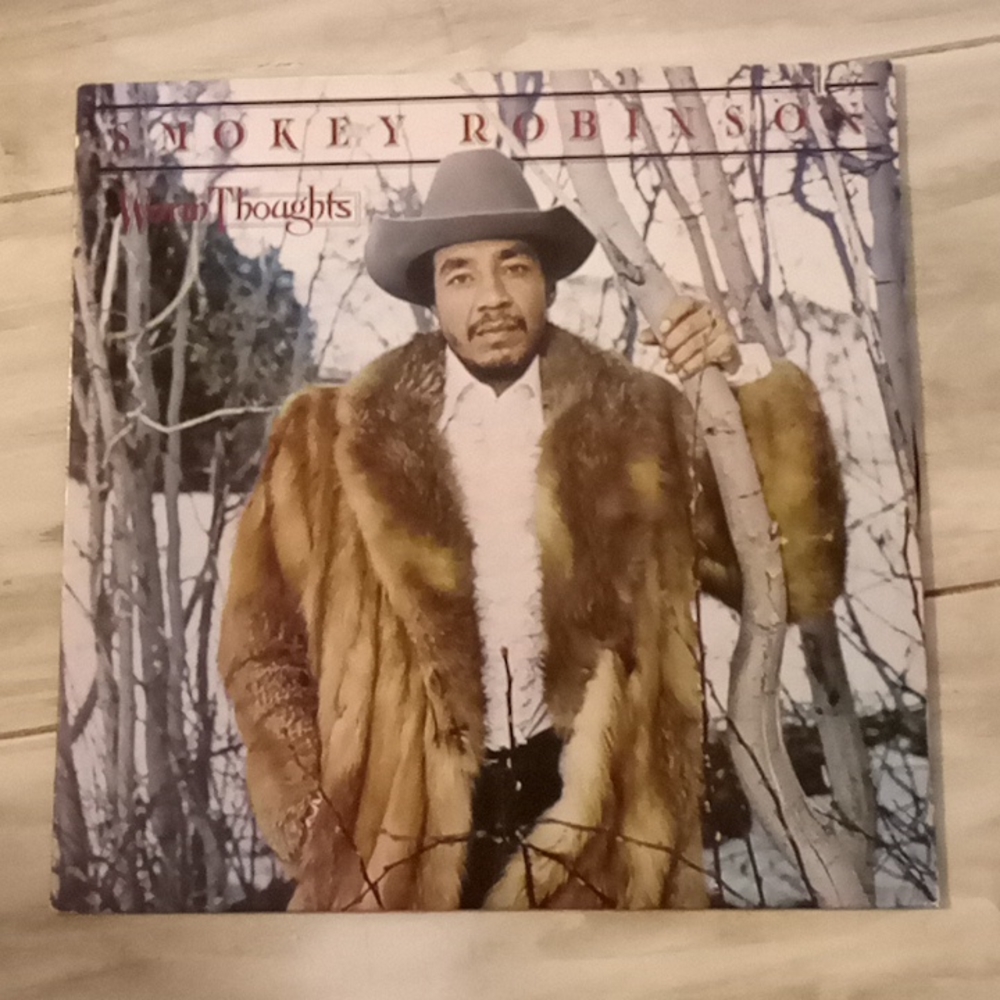 Smokey Robinson's vinyl warm thoughts pre-owned